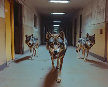 Une meute de loups s’introduit dans une école primaire – Une enseignante est émue par ce que l’un d’entre eux porte dans sa gueule Une meute de loups s’introduit dans une école primaire – Une enseignante est émue par ce que l’un d’entre eux porte dans sa gueule