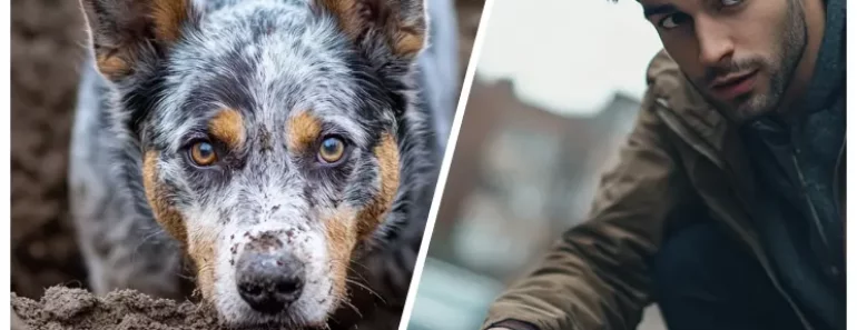 Un chien creuse un énorme trou pendant 11 heures d’affilée et ce qu’il découvre laisse tout le monde silencieux